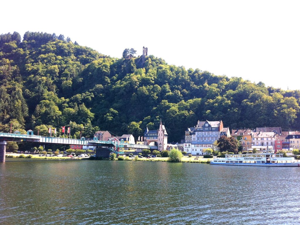 Traben-Trarbach mit Ruine Grevenburg - Mosel Urlaub in Ferienwohnung Mosel Fewo43, Marientaler Au 43, 56856 Zell (Mosel)